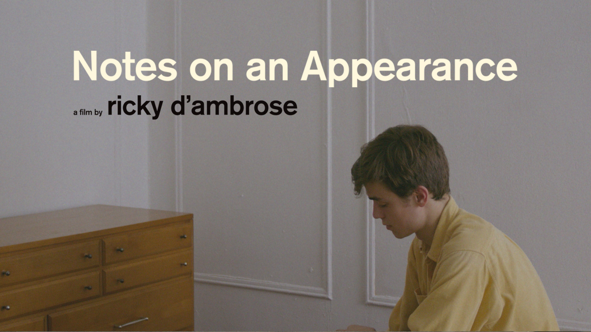 Notes on an Appearance
